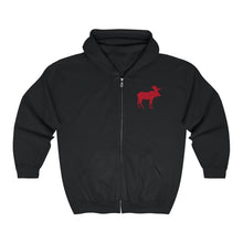 Load image into Gallery viewer, Alces alces Zip Up Hoodie