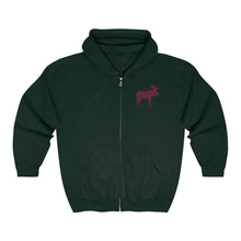 Load image into Gallery viewer, Alces alces Zip Up Hoodie