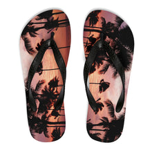 Load image into Gallery viewer, Tropical Sunset Flip-Flops (Unisex)