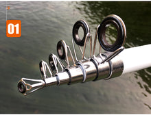 Load image into Gallery viewer, GHOTDA Telescopic Fishing Rod Hard Ultra Light Carp Fishing Rod 2.1-3.6m