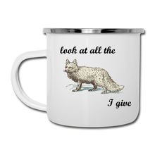 Load image into Gallery viewer, Look at all thew F&#$% I Give Camper Mug - white