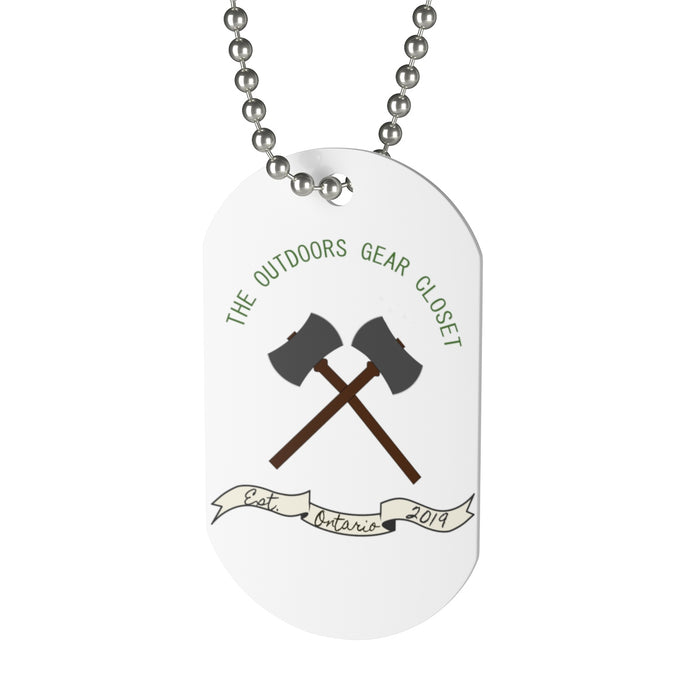 Double Bit Dog Tag