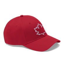 Load image into Gallery viewer, Maple Outline Twill Hat (flat embroidery)