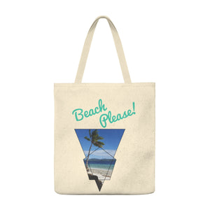 Beach Please! Roomy Tote Bag
