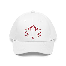 Load image into Gallery viewer, Maple Outline Twill Hat (flat embroidery)