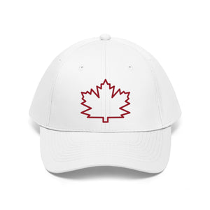 Maple Outline Twill Hat (flat embroidery)