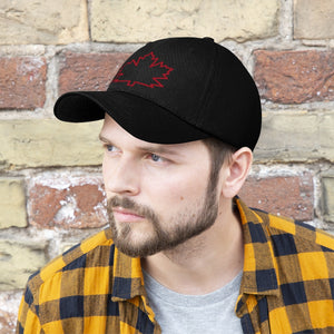 Maple Outline Twill Hat (flat embroidery)