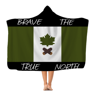 Brave the North Hooded Blanket