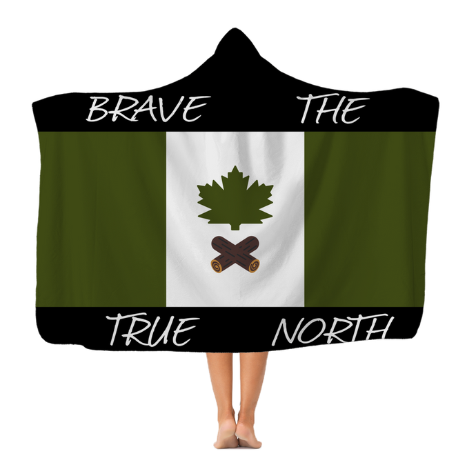 Brave the North Hooded Blanket