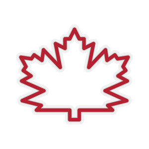 Maple Leaf Outline Sticker