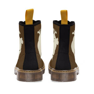 Chocolate Lab Canvas Boots (Woman)
