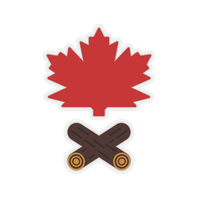 Canadian Flame Sticker