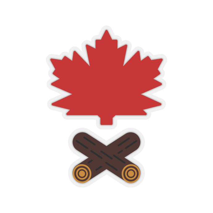 Canadian Flame Sticker