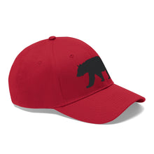 Load image into Gallery viewer, Black Bear Twill Hat