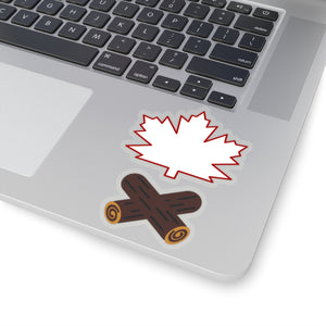 Canadian Flame Sticker