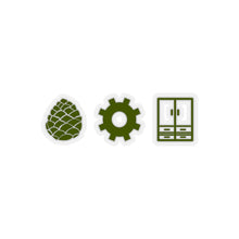 Load image into Gallery viewer, Pinecone OGC Cutout Stickers