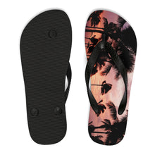 Load image into Gallery viewer, Tropical Sunset Flip-Flops (Unisex)
