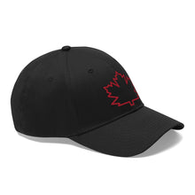 Load image into Gallery viewer, Maple Outline Twill Hat (flat embroidery)