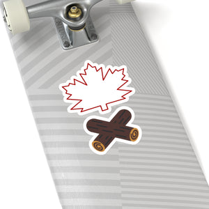 Canadian Flame Sticker