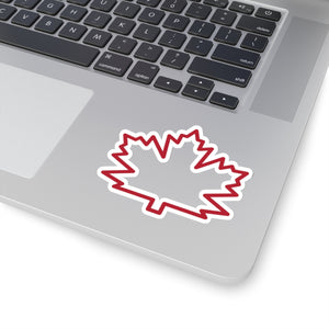 Maple Leaf Outline Sticker