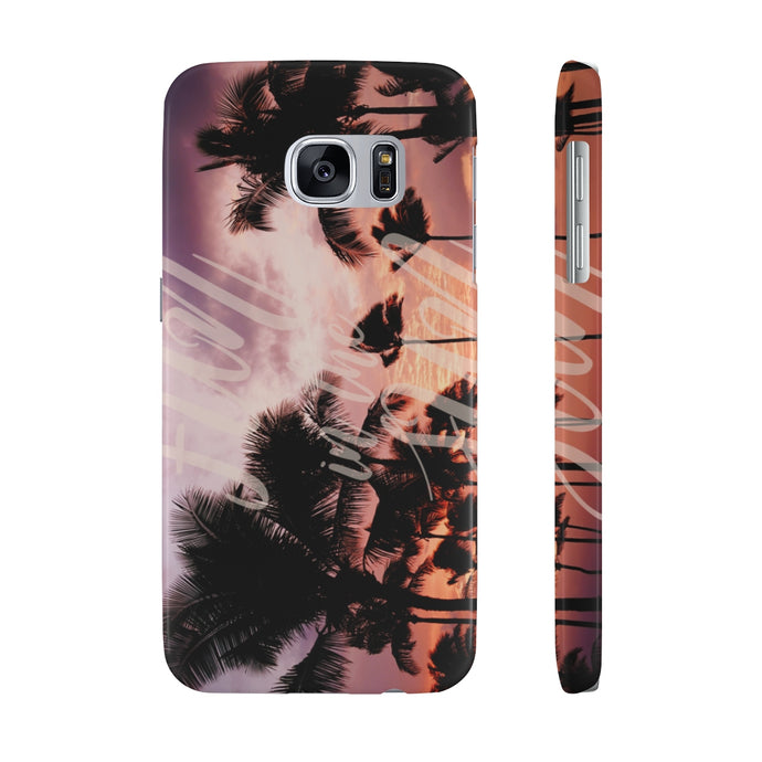 Fun in the Sun Slim Phone Case (iPhone 5C, Galaxy S5, S7, S9)