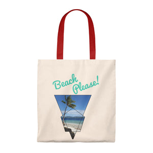 Beach Please! Vintage Tote Bag