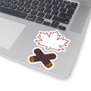 Canadian Flame Sticker