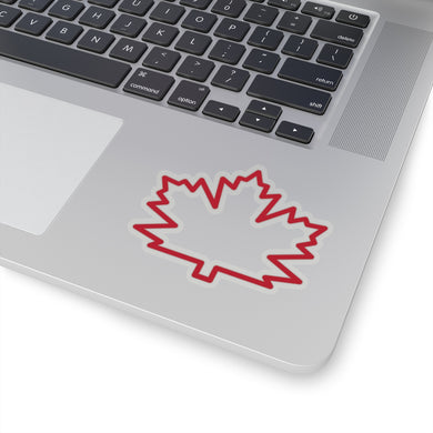 Maple Leaf Outline Sticker