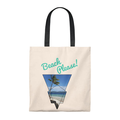 Beach Please! Vintage Tote Bag