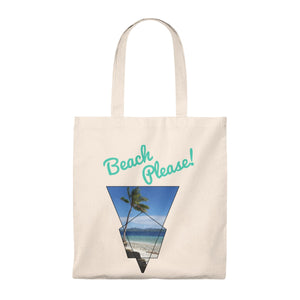 Beach Please! Vintage Tote Bag