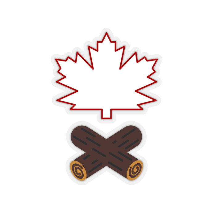 Canadian Flame Sticker