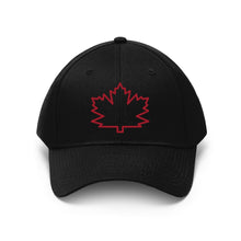 Load image into Gallery viewer, Maple Outline Twill Hat (flat embroidery)