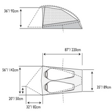 Load image into Gallery viewer, Ultralight 2 Person Tent - MHW Ghost UL 2