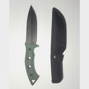 Fixed blade with ergonomic handle