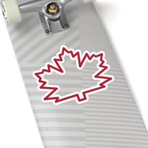 Maple Leaf Outline Sticker