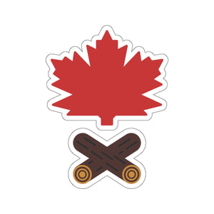 Canadian Flame Sticker