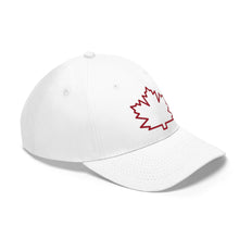 Load image into Gallery viewer, Maple Outline Twill Hat (flat embroidery)