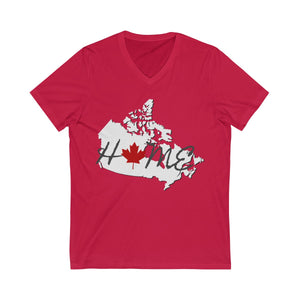 H<3me Jersey V-Neck Tee (Unisex)