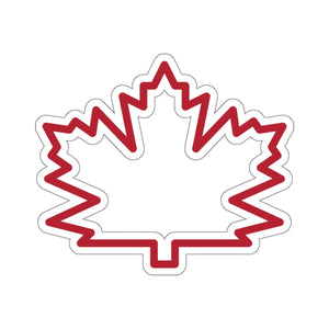 Maple Leaf Outline Sticker