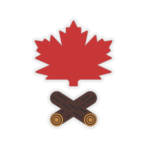 Canadian Flame Sticker