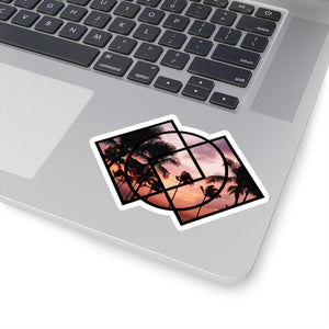 Tropical Sunset Stickers