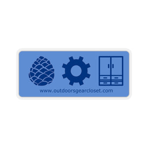 OGC blue on blue Sticker