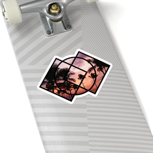 Tropical Sunset Stickers