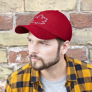 Maple Outline Twill Hat (flat embroidery)