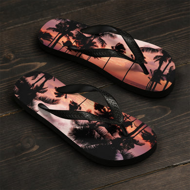 Tropical Sunset Flip-Flops (Unisex)