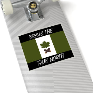 Brave the True North Sticker