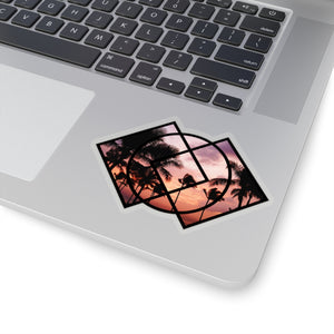 Tropical Sunset Stickers