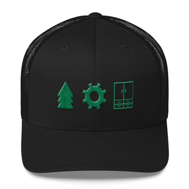 OGC Pine Logo trucker hat