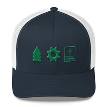 Load image into Gallery viewer, OGC Pine Logo trucker hat