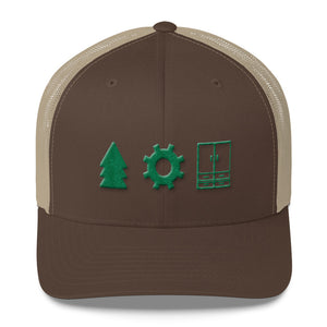 OGC Pine Logo trucker hat